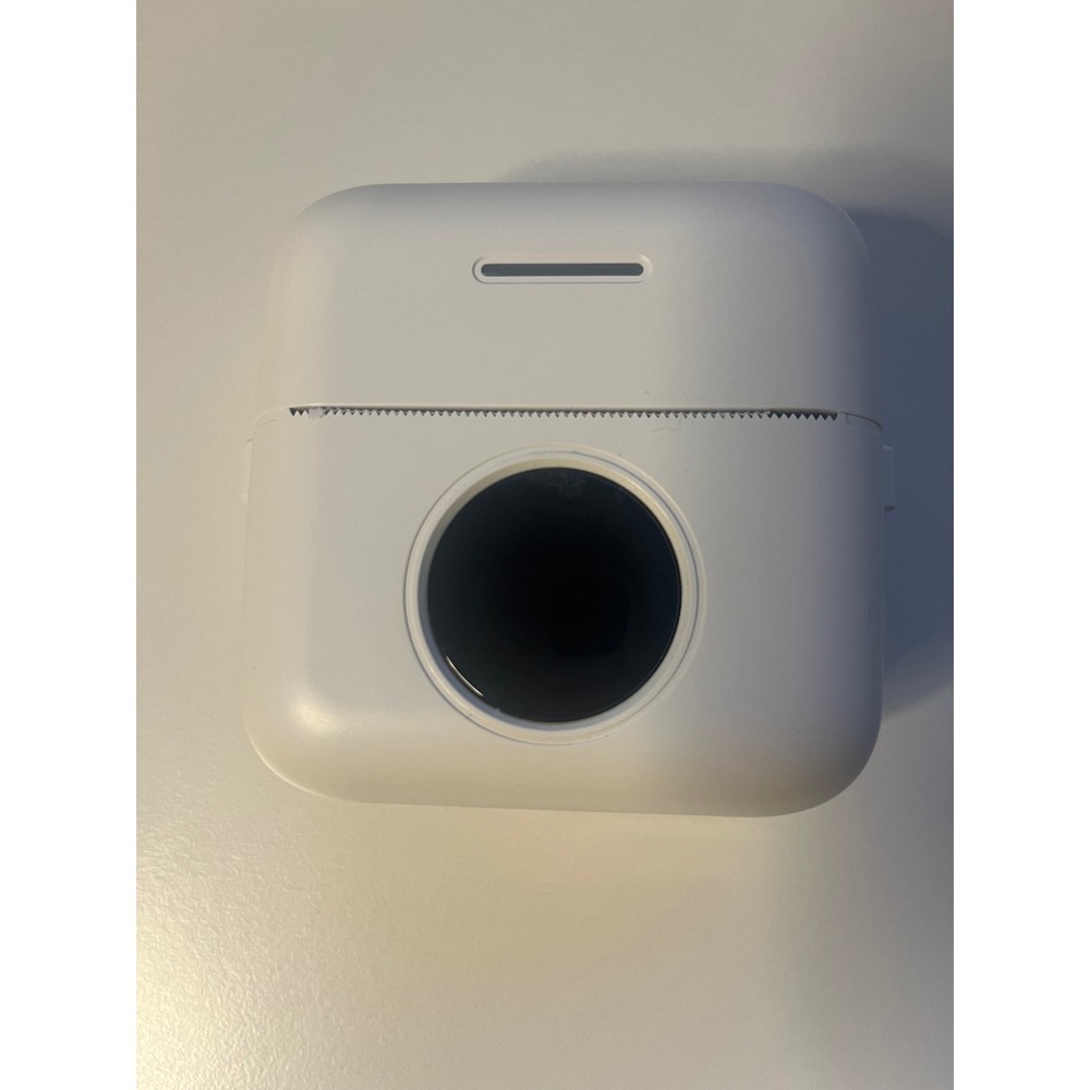 White Portable Bluetooth Mini Printer Thermal Paper Photo Label Maker New